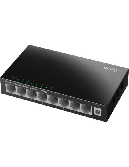 CUDY Switch 8 Θέσεων Cudy FS108 10/100 Mbps Μεταλλικό