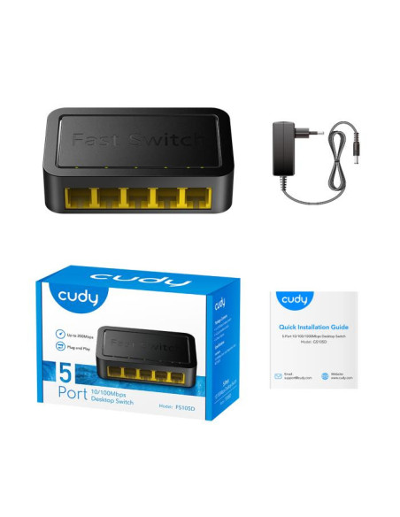 CUDY Switch 5 Θέσεων Cudy FS105D 10/100 Mbps