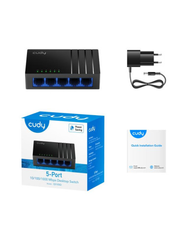 CUDY Switch 5 Θέσεων Cudy GS105D V4.0 Gigabit