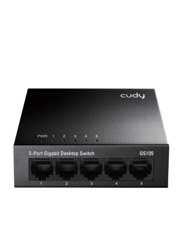 CUDY Switch 5 Θέσεων Cudy GS105 Gigabit Μεταλλικό